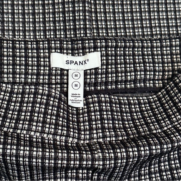 SPANX Mini Collier Ponte Wide Leg Jacquard Pants - Medium - Picture 5 of 10